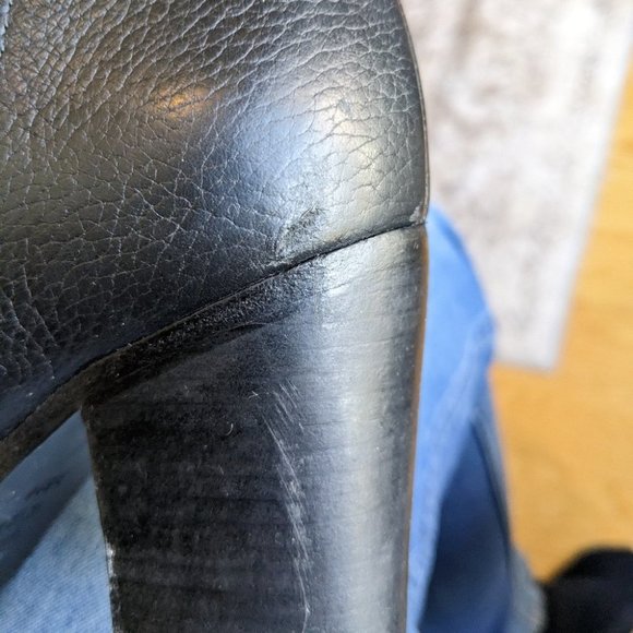 TORY BURCH Junction Leather Boots Black | 7.5 - Picture 14 of 14